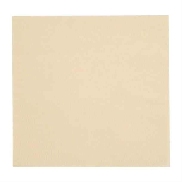 Fiesta Recyclable Lunch Napkins 33x33cm 2ply 1/4 Fold Cream (2000 Pack)