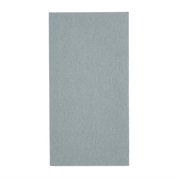 Fiesta Recyclable Dinner Napkins 40x40cm 2ply 1/8 Fold Grey (2000 Pack)