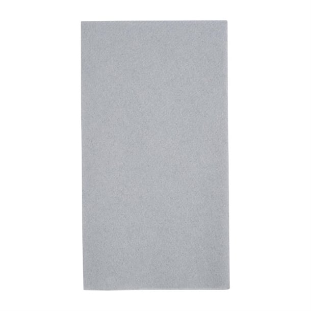 Fiesta Recyclable Premium Tablin Dinner Napkin Grey 40x40cm Airlaid 1/8 Fold (500 Pack)