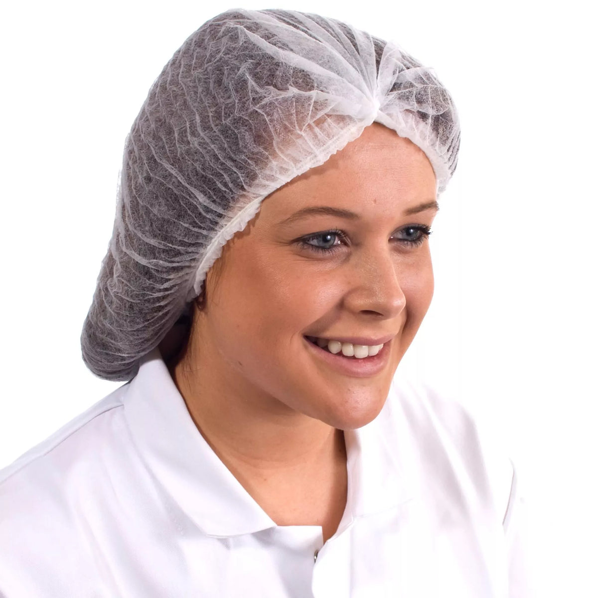 Supertouch Extra Large Disposable Mob Cap – White 24" / 61cm - Pack of 100
