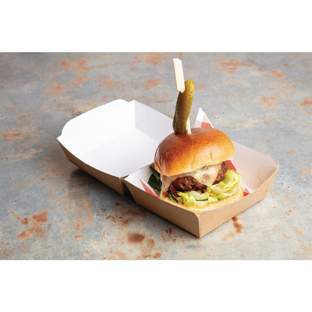 Colpac Compostable Kraft Burger Boxes (250 Pack) - image 3
