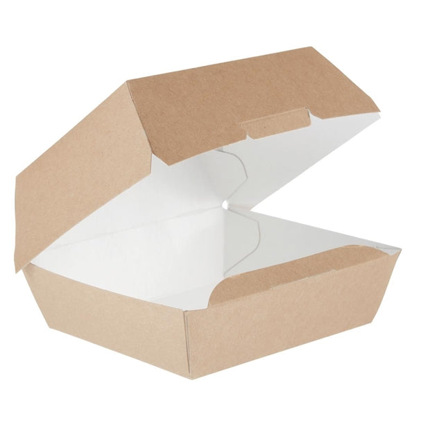 Colpac Compostable Kraft Burger Boxes (250 Pack) - image 9