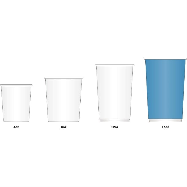 Fiesta Recyclable Coffee Cups Ripple Wall Kraft 455ml / 16oz