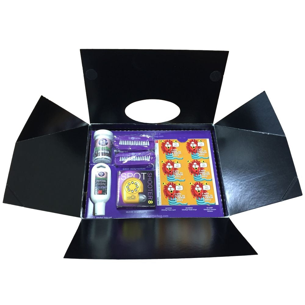 GlitterBuddy Foldable Disclosure Center with UV Lamp