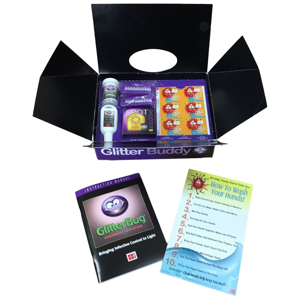 GlitterBuddy Foldable Disclosure Center with UV Lamp