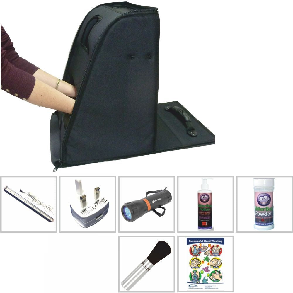 UV Lamp & Glow Kit for Hand Hygiene and Cross-contamination Training