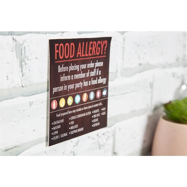 Vogue Food Allergen Window & Wall Stickers