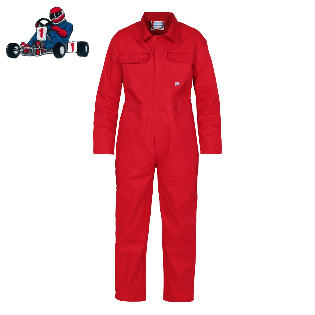 Kids Go-Karting Emblem "Themed" Coveralls