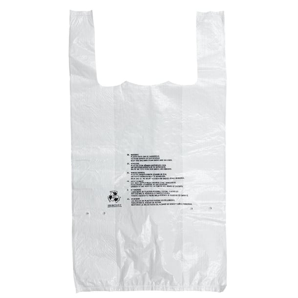 Fiesta Recyclable Large White Carrier Bag (1000 Pack)