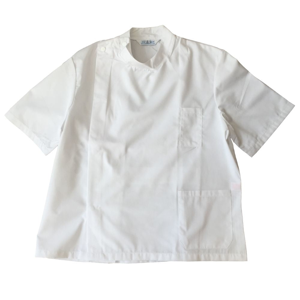 Men's Alexandra White Short-Sleeved Dental Tunic (Size 45.5" Chest)