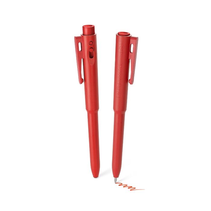 Food Safe Retractable Detectable Pen with Clip in a Range of Colour Options