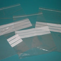 100 Food-Grade Grip Seal Polythene Bags