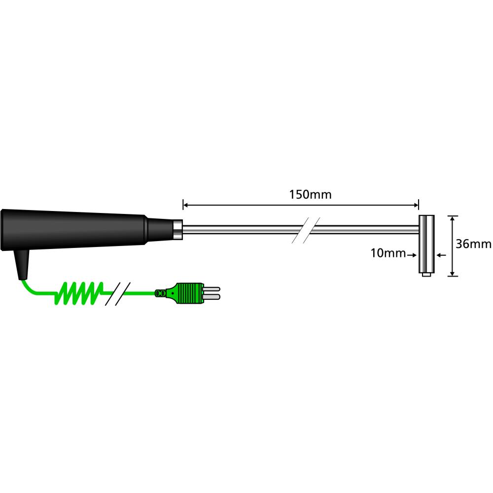 Comark Heavy Duty Surface Probe - Suitable for High Temperatures (SK25M)