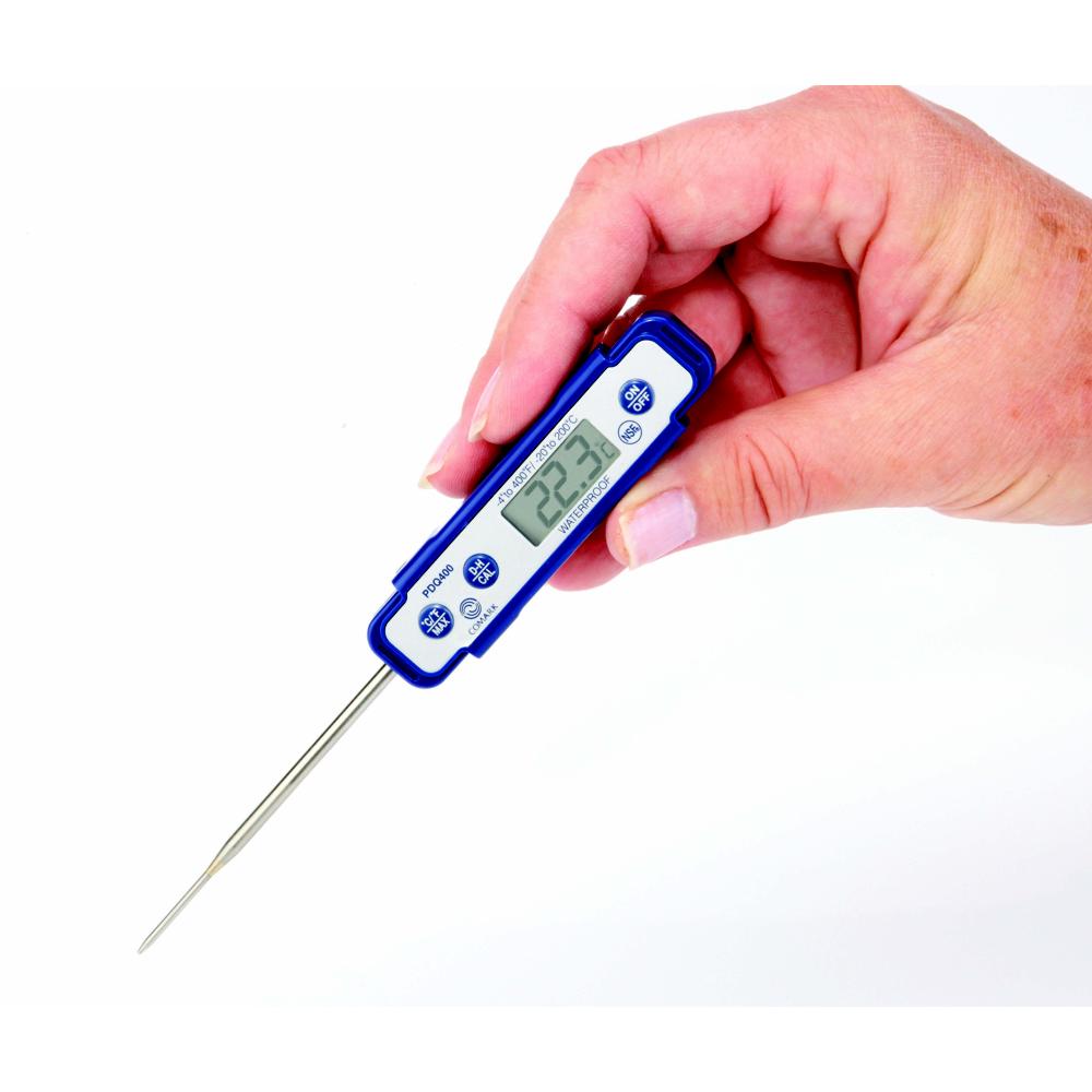 Comark PDQ400 Waterproof Thermometer with 5 Year Limited Warranty