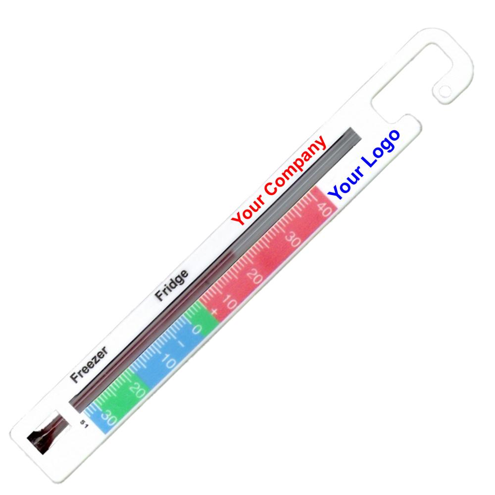 Custom Printed - Vertical Fridge Thermometer - Min QTY 100