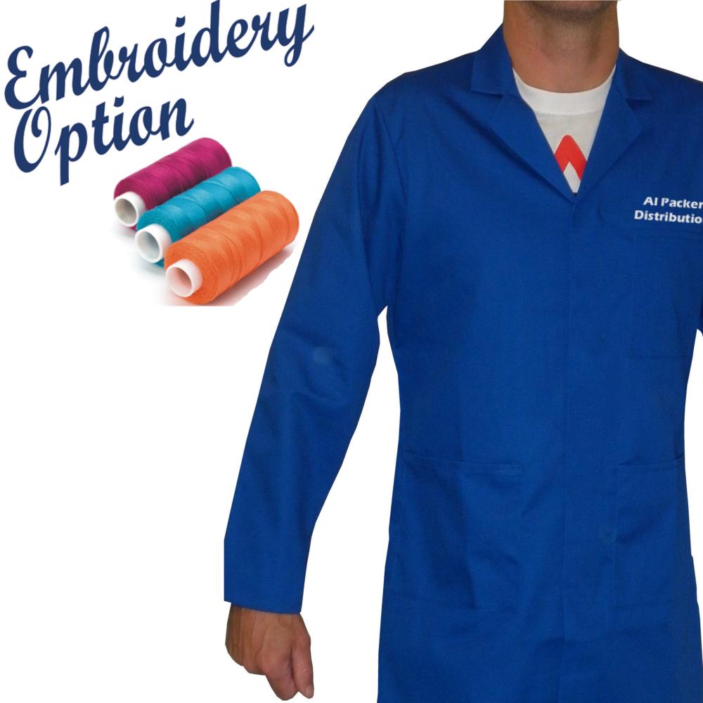 Embroidered Warehouse Coats (With Pockets)