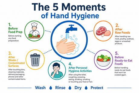 The 5 Moments of Hand Hygiene: Why Proper Handwashing Remains One of Food Safety's Most Powerful Controls