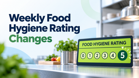 Weekly Food Hygiene Rating Changes: 40 Businesses Jump to a 5 as Gwynedd Leads Local Movers