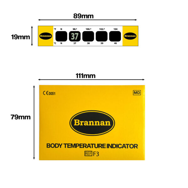 Brannan Forehead Temperature Indicator