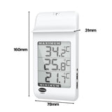 Brannan White Digital Max / Min Greenhouse Thermometer