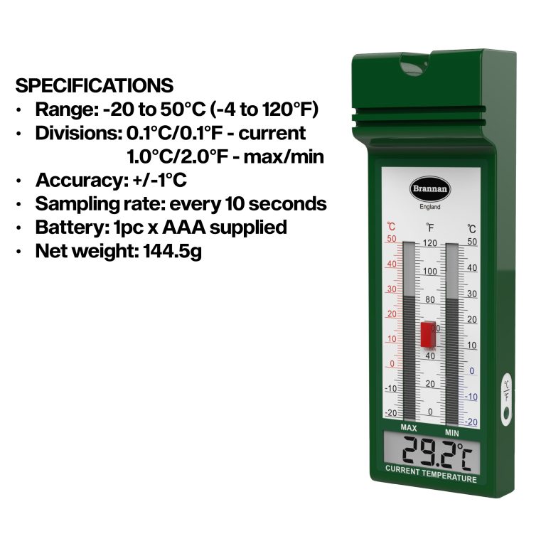 Brannan Digital Quick Set Max/Min Thermometer