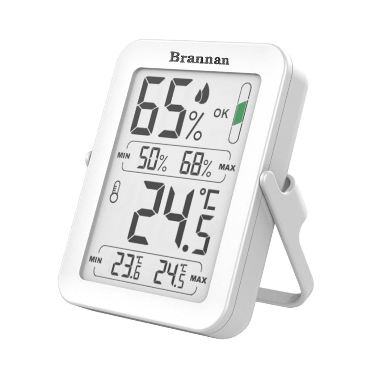Brannan Max/Min Thermometer & Hygrometer with Auto Re-set