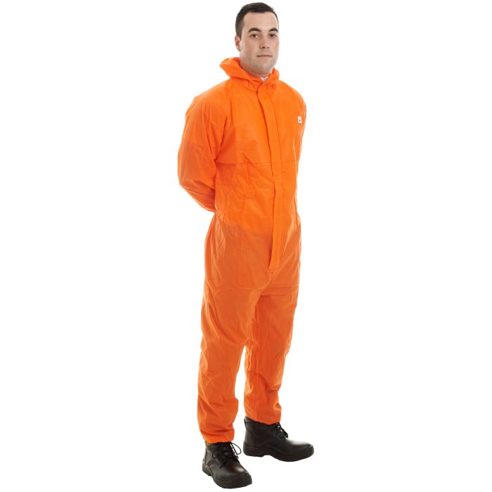 Disposable Supertouch Supertex® SMS Type 5/6 Orange Coverall