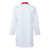 Red Collar Portwest Food Trade Coat with No Internal or External Pockets