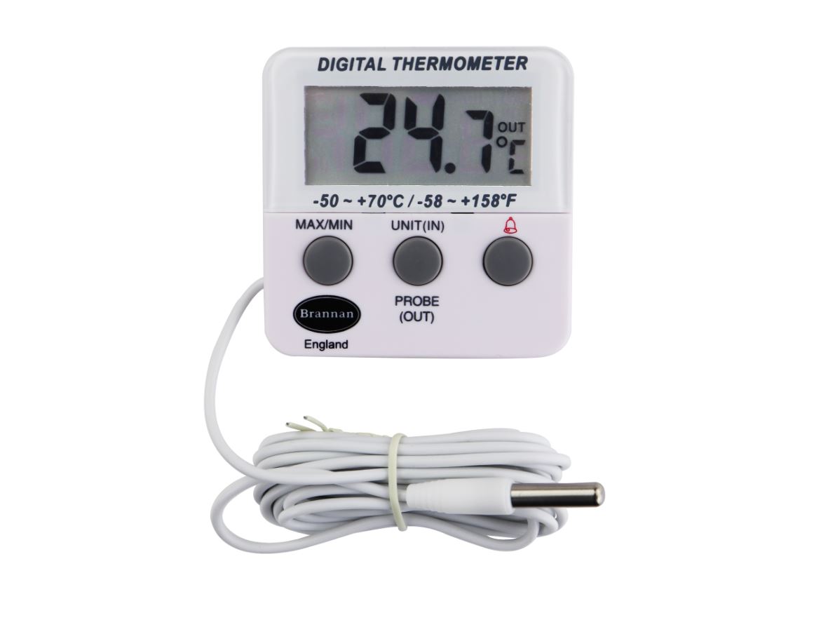 Brannan Twin Reading Fridge/Freezer Digital Alarm Thermometer