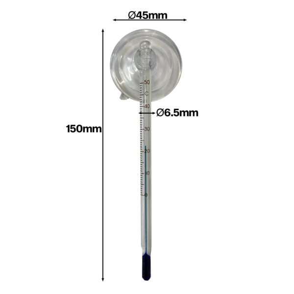 Brannan Aquarium Thermometer with Suction Cup
