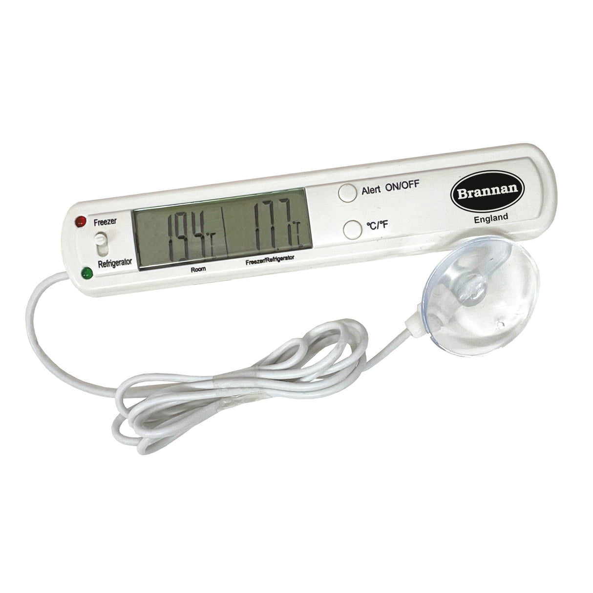 Brannan Digital Fridge / Freezer Thermometer with Alarm