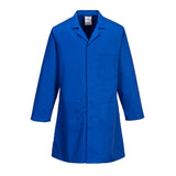 Royal Blue Portwest Standard Warehouse / Lab Coat - with Pockets