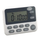 Brannan Four-Way Digital Kitchen Timer & Clock