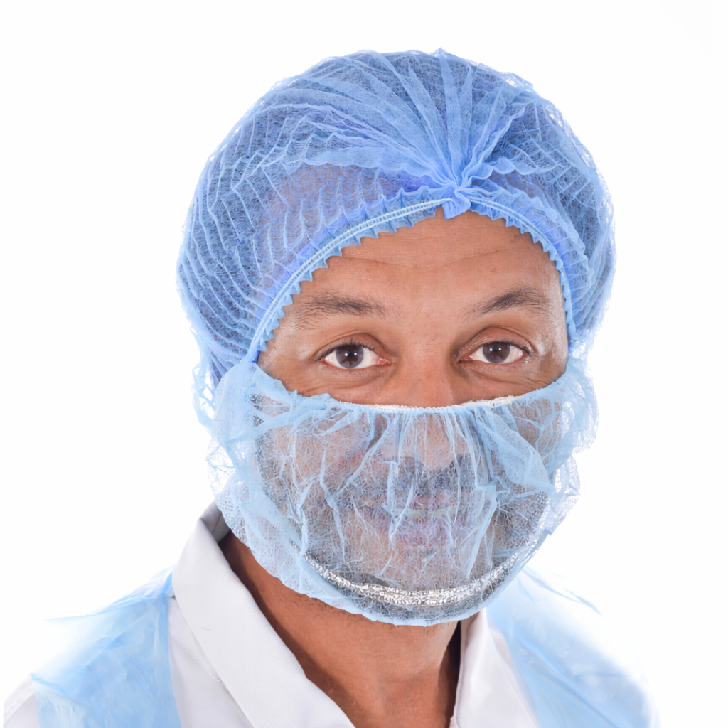 Blue Detectable Beard Cover / Snood