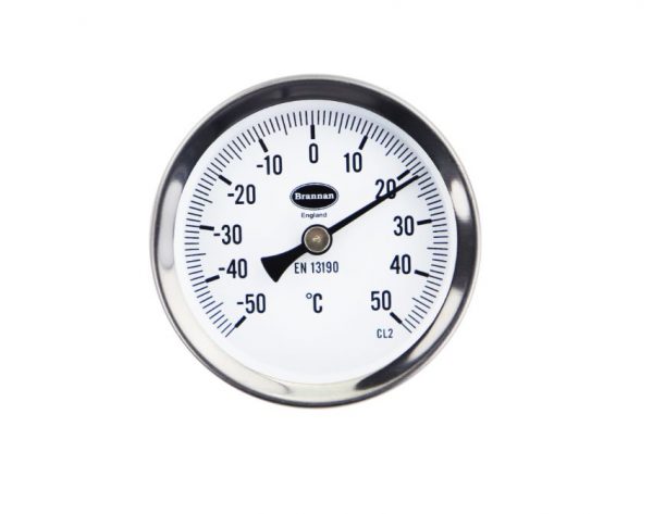 Brannan Magnetic Pipe / Radiator Dial Thermometer