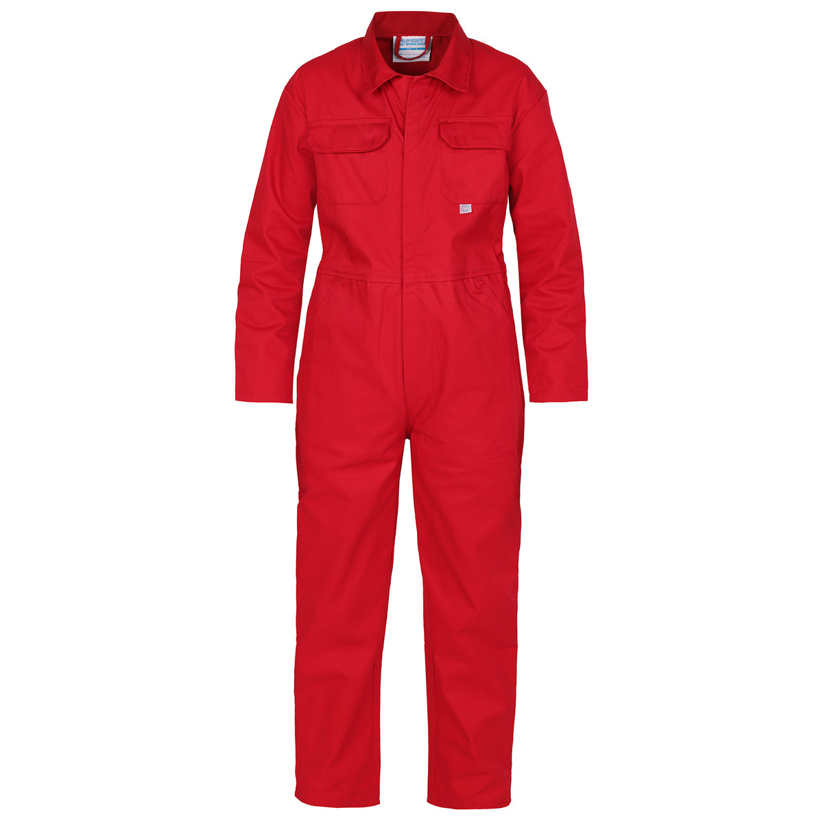 Kids Coveralls / Boiler Suit (Red) – Food Safety Direct