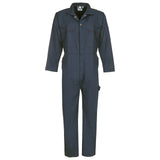 Mens Green 240gm Coveralls Zip Front