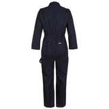 Mens Navy 240gm Coveralls Zip Front