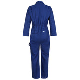 Mens Royal Blue 240gm Coveralls Zip Front
