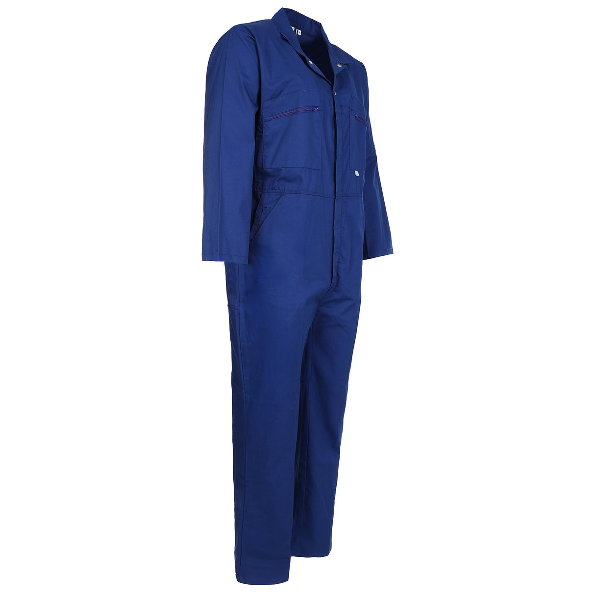 Mens Royal Blue 240gm Coveralls Zip Front