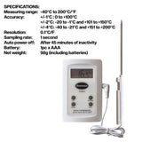Brannan Hand-held Digital Probe Thermometer