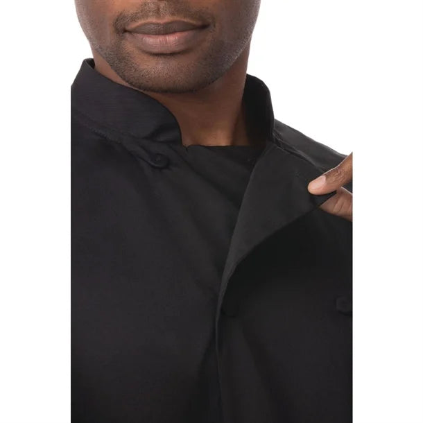 Chef Works Montreal Chef Jacket Black (Short Sleeve)