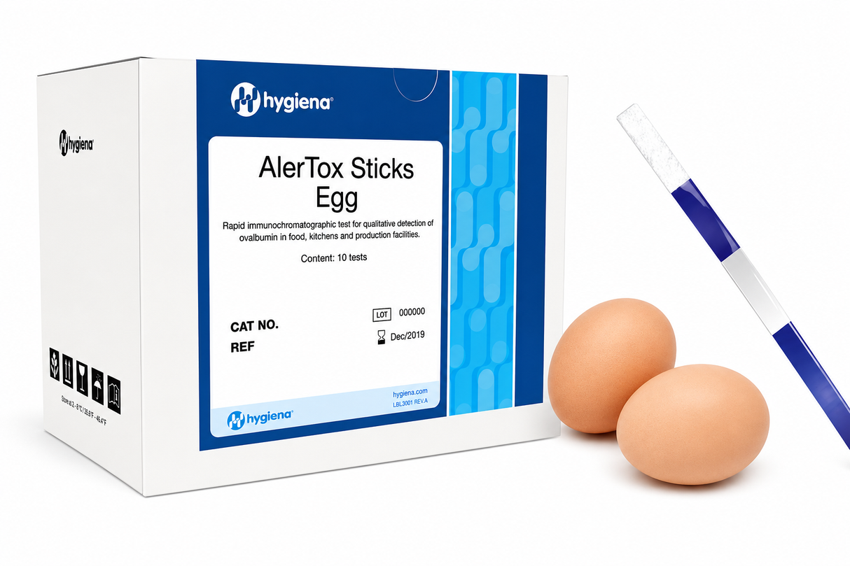 Hygiena AlerTox Rapid Lateral Flow Test Sticks for Egg (Ovalbumin)