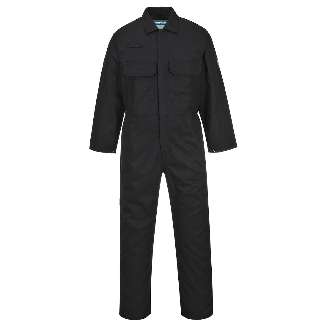 Portwest BIZ1 Bizweld Work FR Coverall - Regular / BK / 4XL