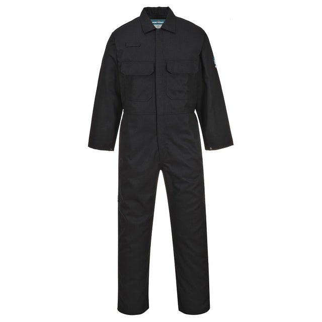 Portwest BIZ1 Bizweld Work FR Coverall - Regular / BK / 4XL