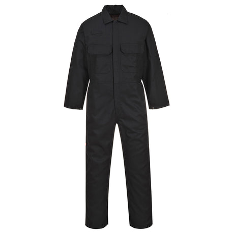 Portwest BIZ1 Bizweld Work FR Coverall - Tall / BK / L