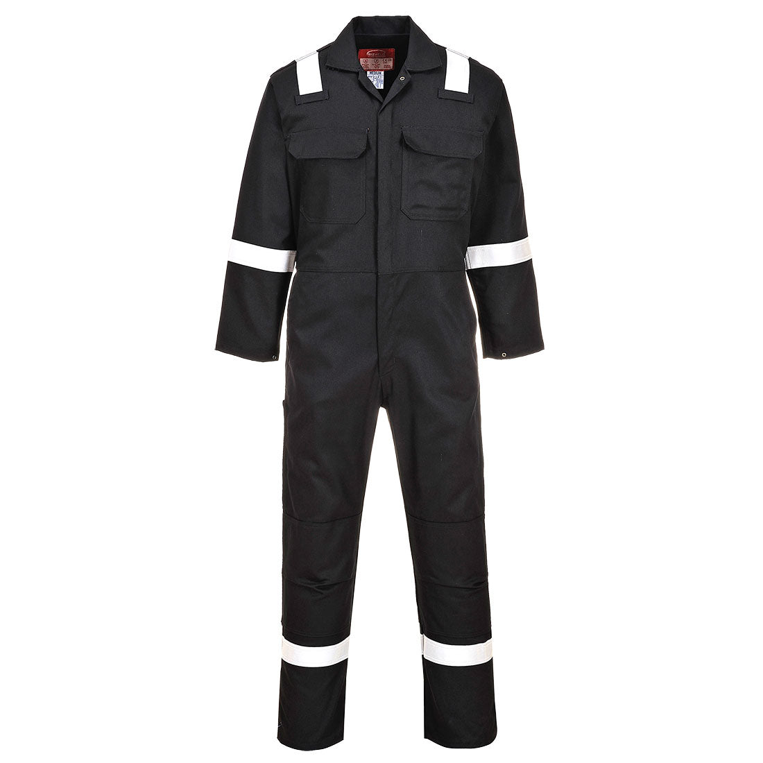 Portwest BIZ5 Bizweld Work FR Coverall - Regular / BK / L