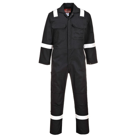 Portwest BIZ5 Bizweld Work FR Coverall - Regular / BK / L