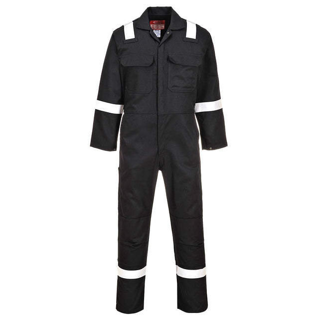 Portwest BIZ5 Bizweld Work FR Coverall - Regular / BK / L