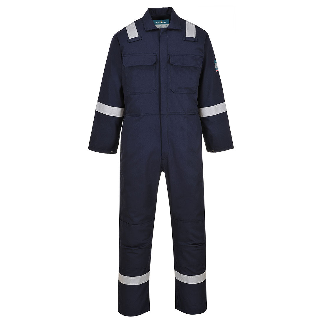 Portwest BIZ5 Bizweld Work FR Coverall - Tall / NV / L